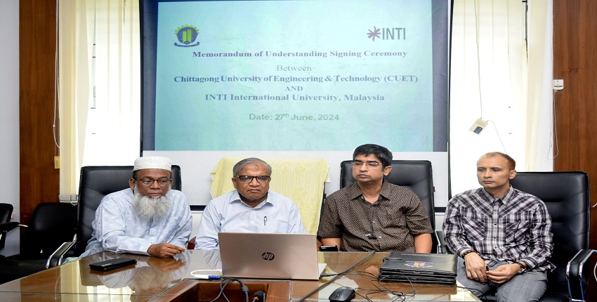 MoU signed with CUET and INTI International University.